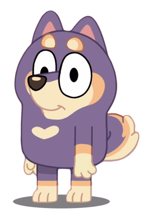 This is the Avatar Image for the Juniper (Bluey) AI Voice and Text to Speech Generator